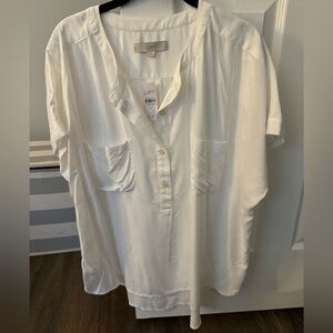 White Loft Shirt size Large new
